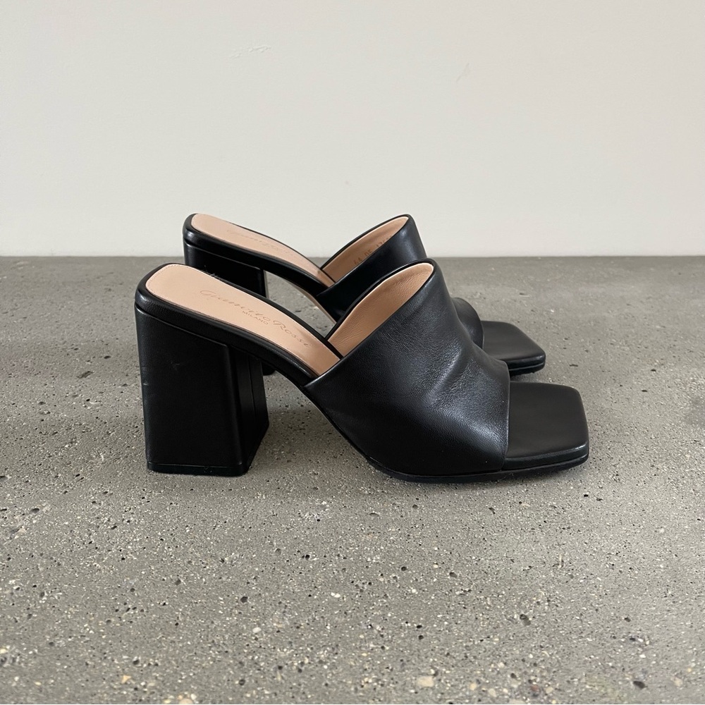 GIANVITTO ROSSI Wynn Heeled Sandals in Black